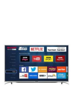 Sharp Lc-55Cug8362Ks 55 Inch, 4K Ultra Hd Certified, Smart Tv - Black